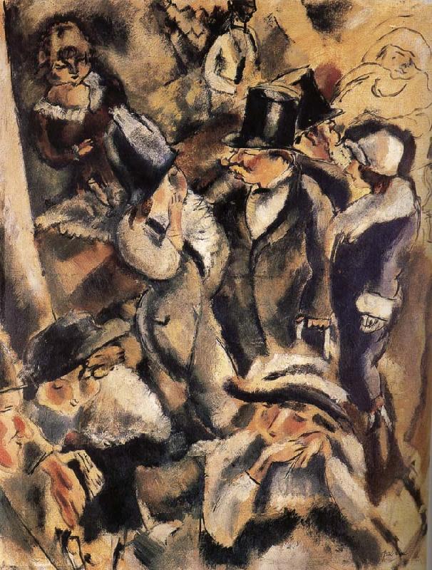 Jules Pascin People at the table in the Dance hall China oil painting art